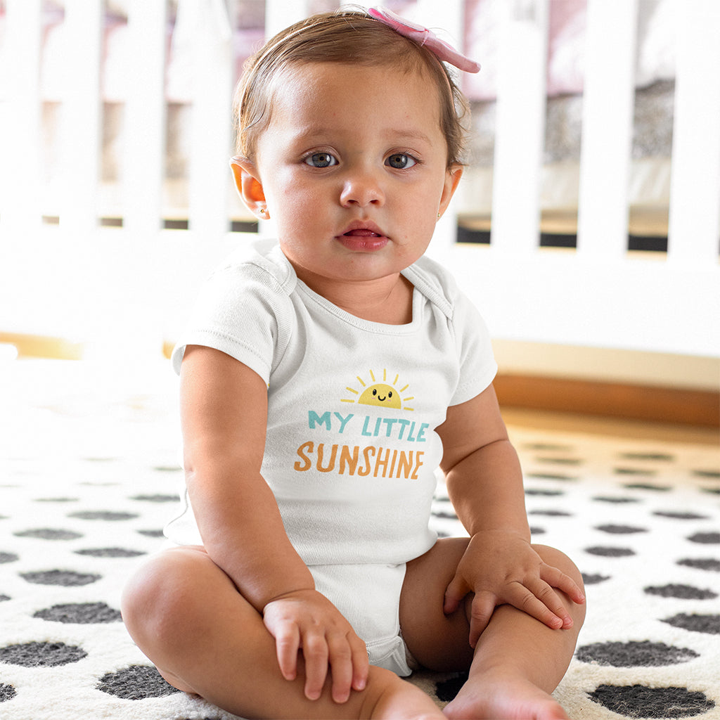 Organic Cotton 'My Little Sunshine' Baby Grow
