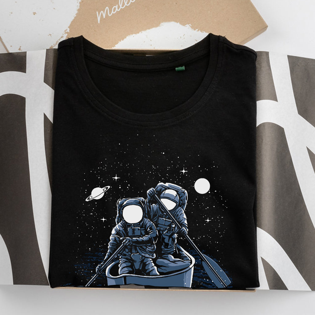 Space Themed Graphic Cotton T Shirt