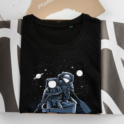 Space Themed Graphic Cotton T Shirt